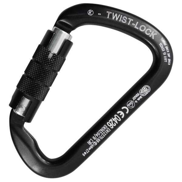 Kong Usa Asymmetric, 112 mm Length, 22 mm Gate Opening, Aluminum Alloy, Black/Polished/Black 737LG0NPNKK - main